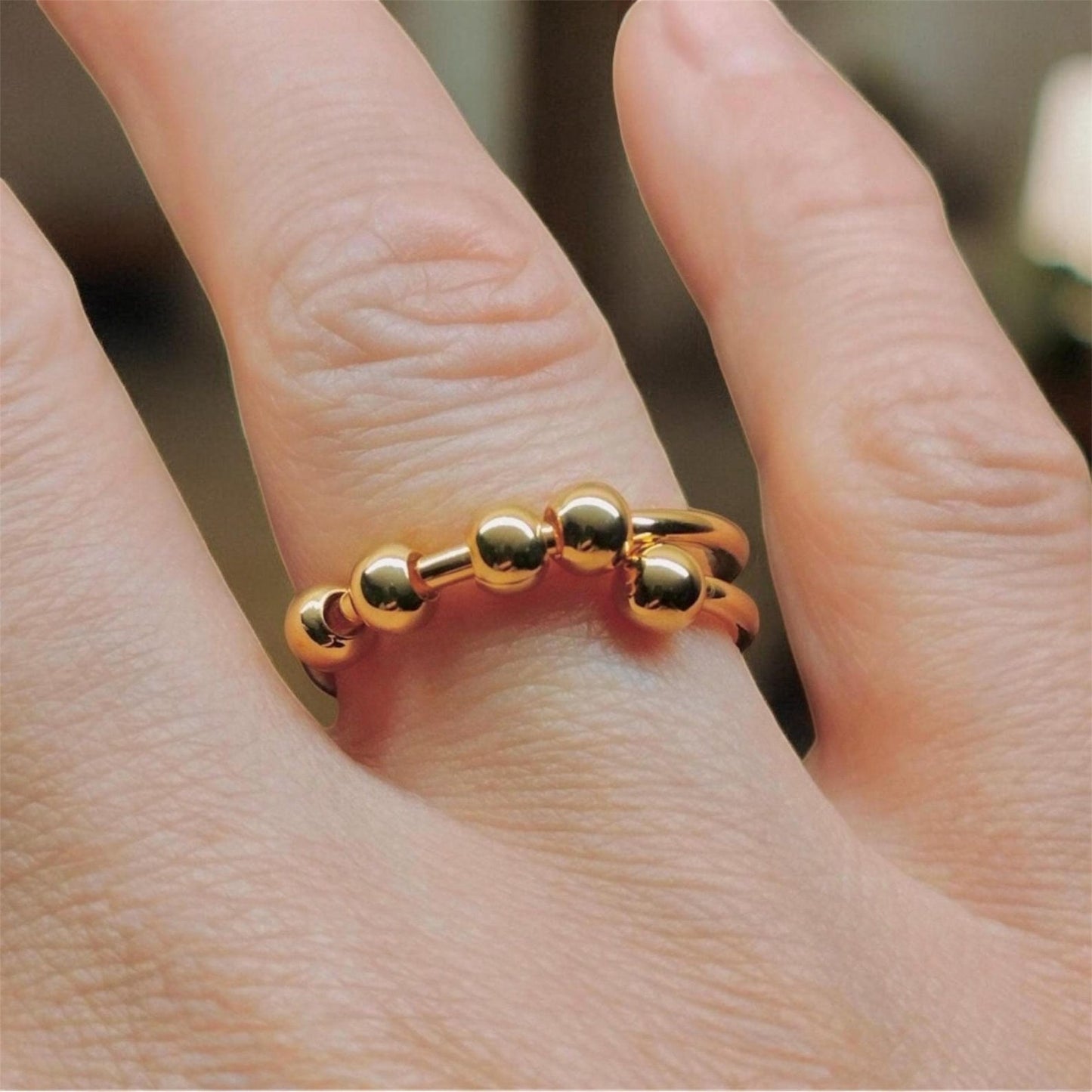 Bead Calm Ring